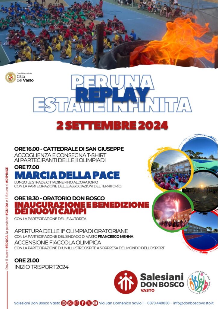 REPLAY 2024 - Gli eventi del 2 Settembre